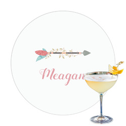 Tribal Arrows Printed Drink Topper - 3.25" (Personalized)