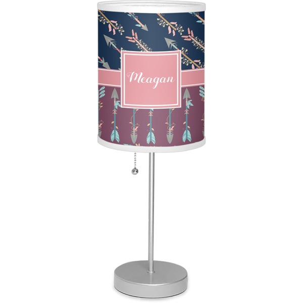 Custom Tribal Arrows 7" Drum Lamp with Shade Polyester (Personalized)