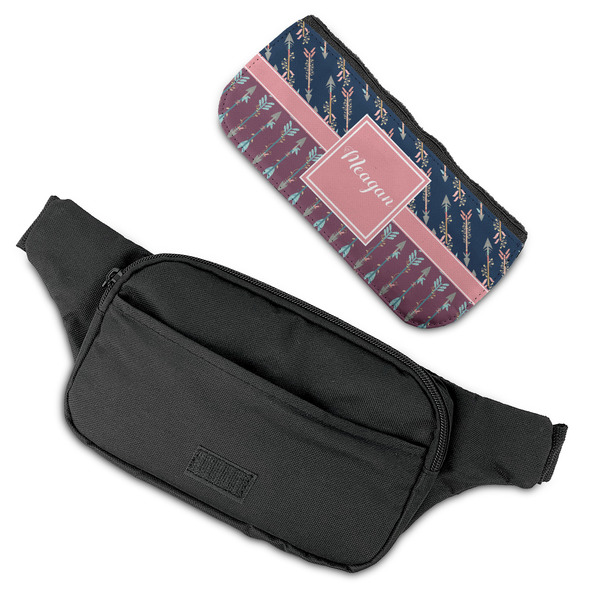 Tribal Arrows Fanny Packs - FLAT (flap off)