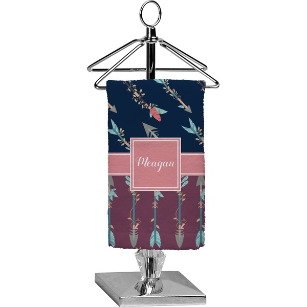 Custom Tribal Arrows Finger Tip Towel - Full Print (Personalized)