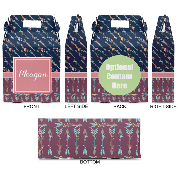 Tribal Arrows Gable Favor Box - Approval