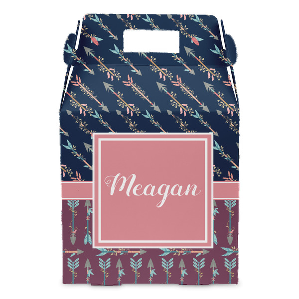 Tribal Arrows Gable Favor Box - Front