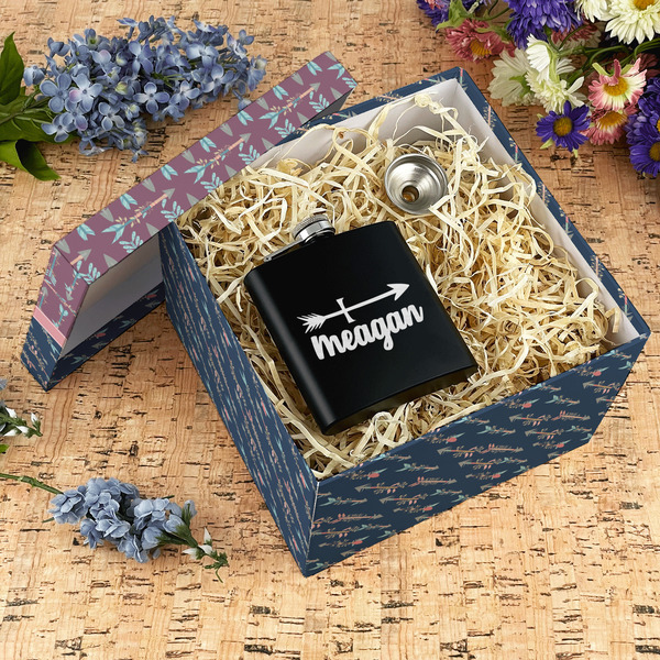 Tribal Arrows Gift Boxes with Lid - Canvas Wrapped - X-Large - In Context