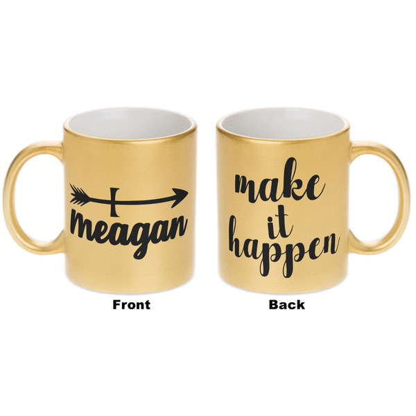 Tribal Arrows Gold Mug - Apvl