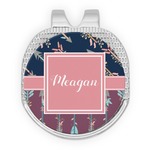 Tribal Arrows Golf Ball Marker - Hat Clip - Silver