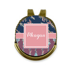 Tribal Arrows Golf Ball Marker - Hat Clip - Gold