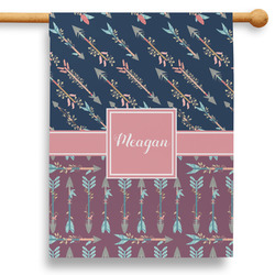 Tribal Arrows 28" House Flag - Double Sided (Personalized)