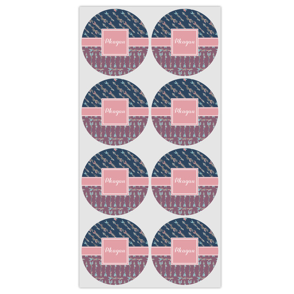 Tribal Arrows Icing Circle - Medium - Set of 8