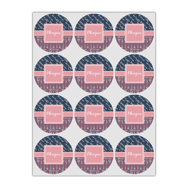 Tribal Arrows Icing Circle - Small - Set of 12
