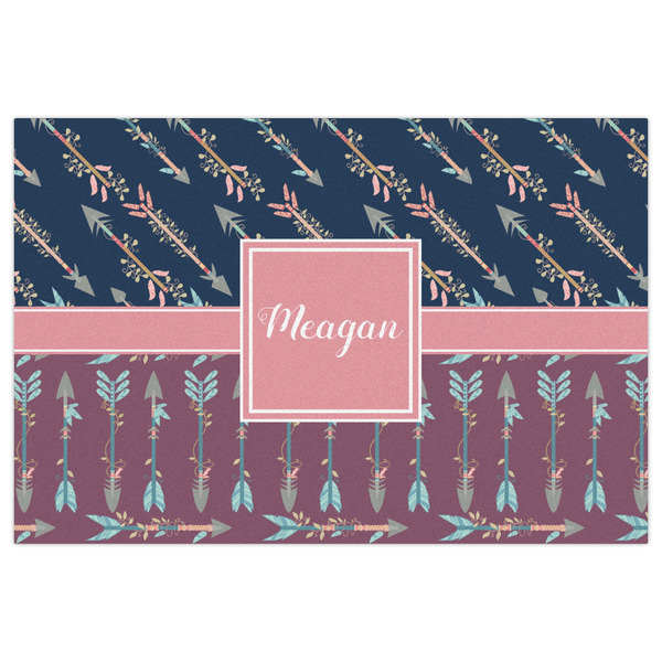 Tribal Arrows Indoor / Outdoor Rug - 2'x3' - Front Flat