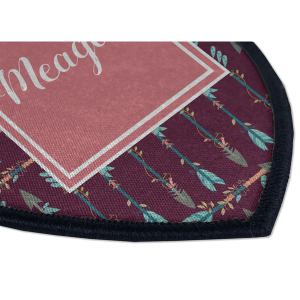 Tribal Arrows Iron on Shield 3 Detail