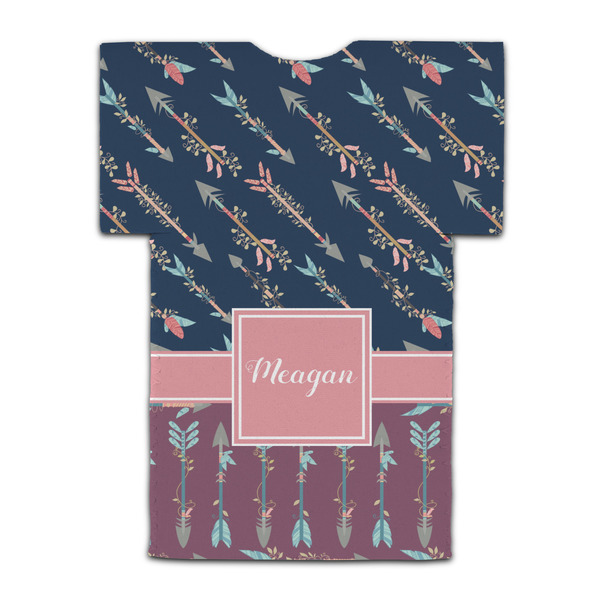 Tribal Arrows Jersey Bottle Cooler - BACK (flat)