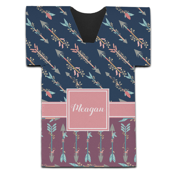 Tribal Arrows Jersey Bottle Cooler - Set of 4 - FRONT (flat)