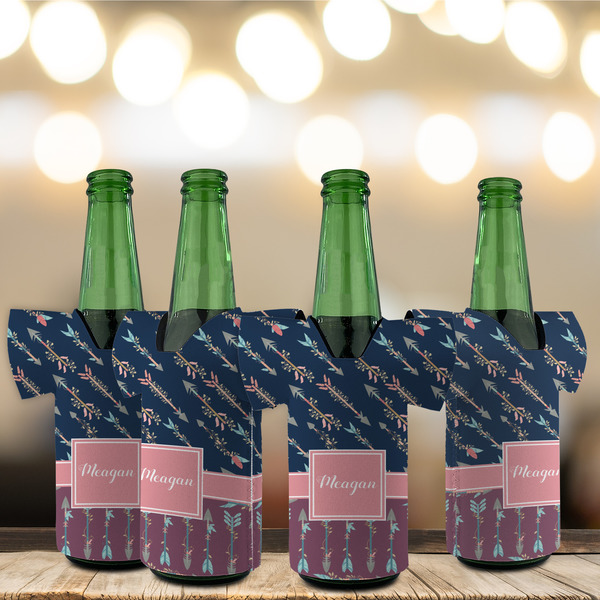 Tribal Arrows Jersey Bottle Cooler - Set of 4 - LIFESTYLE