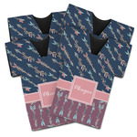 Tribal Arrows Jersey Bottle Cooler - Set of 4 (Personalized)