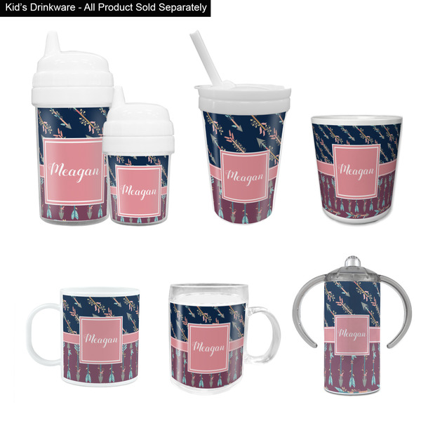 Tribal Arrows Kid's Drinkware - Customized & Personalized