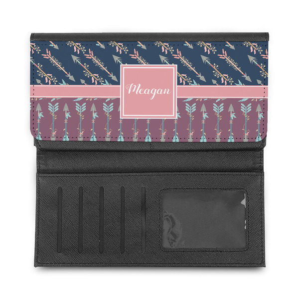 Tribal Arrows Ladies Wallet - Half Way Open