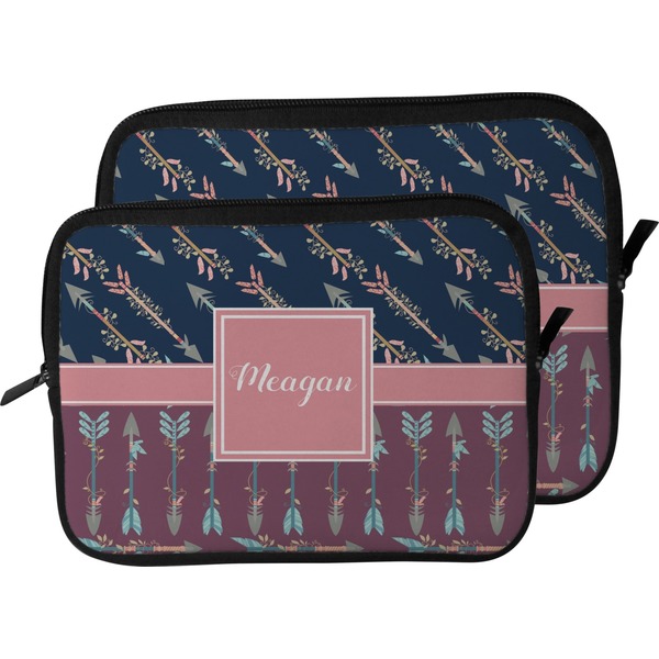 Tribal Arrows Laptop Sleeve (Size Comparison)