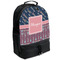 Tribal Arrows Large Backpack - Black - Angled View
