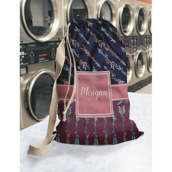 Tribal Arrows Laundry Bag in Laundromat