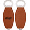 Tribal Arrows Leather Bar Bottle Opener - Front and Back (single sided)