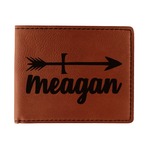 Tribal Arrows Leatherette Bifold Wallet (Personalized)