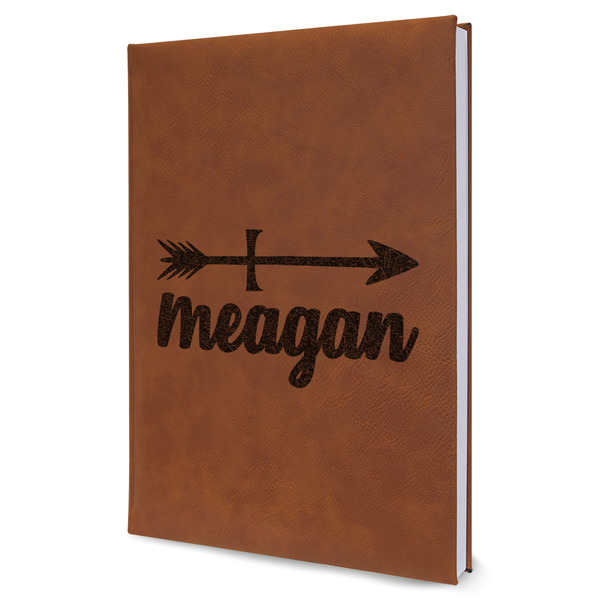 Custom Tribal Arrows Leather Sketchbook (Personalized)