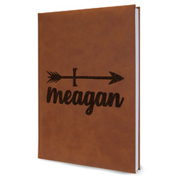 Tribal Arrows Leather Sketchbook - Large - Single Sided (Personalized)