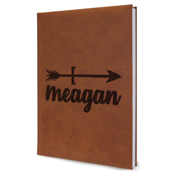 Custom Tribal Arrows Leather Sketchbook - Large - Single Sided (Personalized)