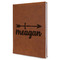 Tribal Arrows Leather Sketchbook - Large - Single Sided (Personalized)