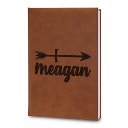 Tribal Arrows Leatherette Journal - Large - Double Sided (Personalized)