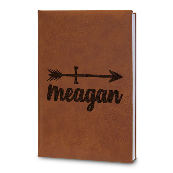 Custom Tribal Arrows Leatherette Journal - Large - Double Sided (Personalized)