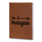 Tribal Arrows Leatherette Journals - Large - Double Sided - Angled View