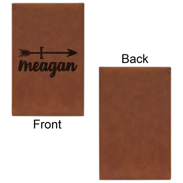 Tribal Arrows Leatherette Sketchbooks - Small - Single Sided - Front & Back View