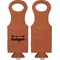 Tribal Arrows Leatherette Wine Tote Single Sided - Front and Back