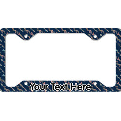 Tribal Arrows License Plate Frame - Style C (Personalized)
