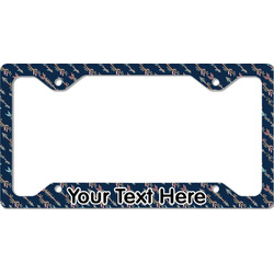 Tribal Arrows License Plate Frame - Style C (Personalized)