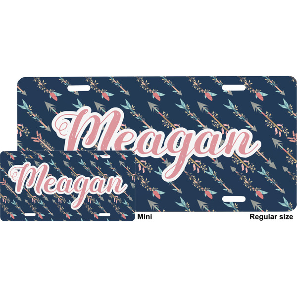 Tribal Arrows License Plate (Sizes)