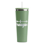 Tribal Arrows RTIC Everyday Tumbler with Straw - 28oz - Light Green - Single-Sided (Personalized)