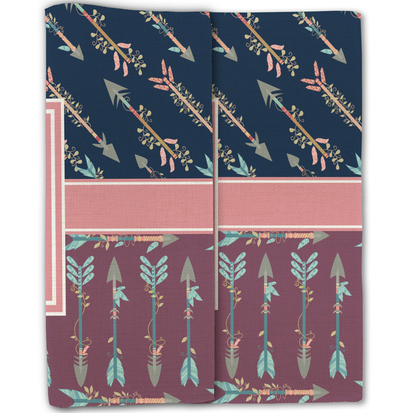 Tribal Arrows Linen Placemat - Folded Half (double sided)