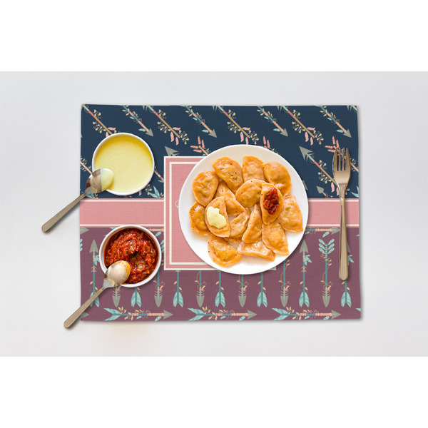 Tribal Arrows Linen Placemat - Lifestyle (single)