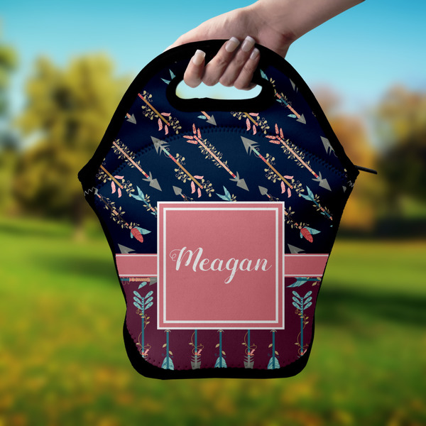 Tribal Arrows Lunch Bag - Hand