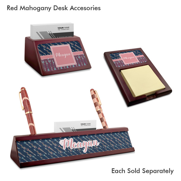 Tribal Arrows Mahogany Desk Accessories