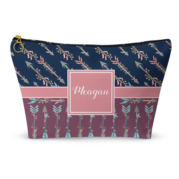Custom Tribal Arrows Makeup Bag - Large - 12.5"x7" (Personalized)