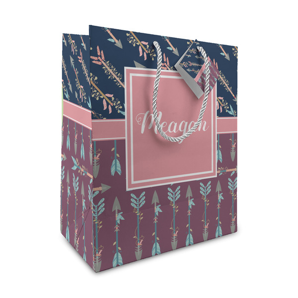 Custom Tribal Arrows Medium Gift Bag (Personalized)
