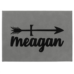 Tribal Arrows Medium Gift Box w/ Engraved Leather Lid (Personalized)