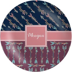 Tribal Arrows Melamine Plate (Personalized)