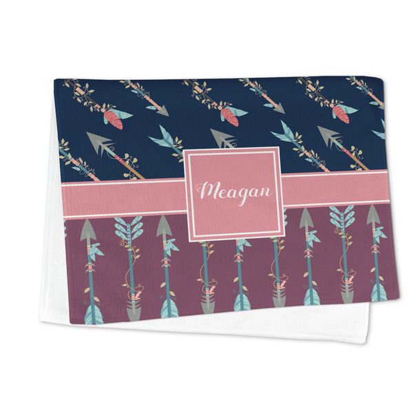 Tribal Arrows Microfiber Dish Towel - FOLDED HALF