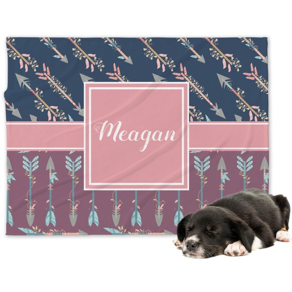 Custom Tribal Arrows Dog Blanket - Regular (Personalized)