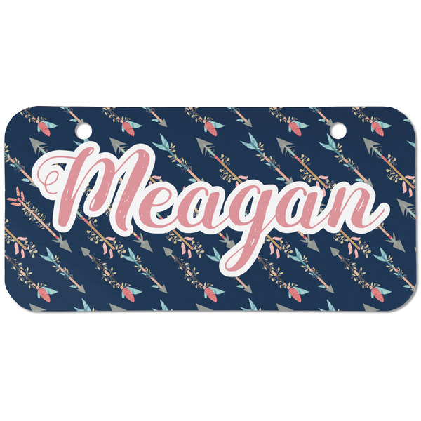 Tribal Arrows Mini Bicycle License Plate - Two Holes